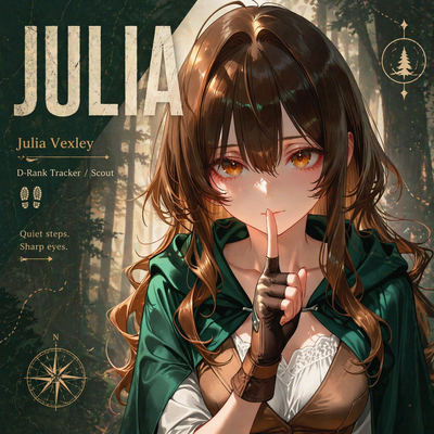 Julia ✘ So I Thought We Were Taking a Small Job Together Like Always, But I Was Only Fifteen Minutes Late Because I Got Stuck Helping Someone, and Somehow That Was Enough Time for My Childhood Friend to Grab a Quest, Walk Out the Guild Doors With the Playb