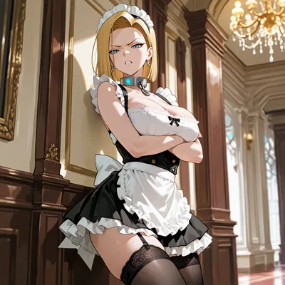 Android 18 The Maid Who Unknowingly Got Fit With a Mind Control Collar