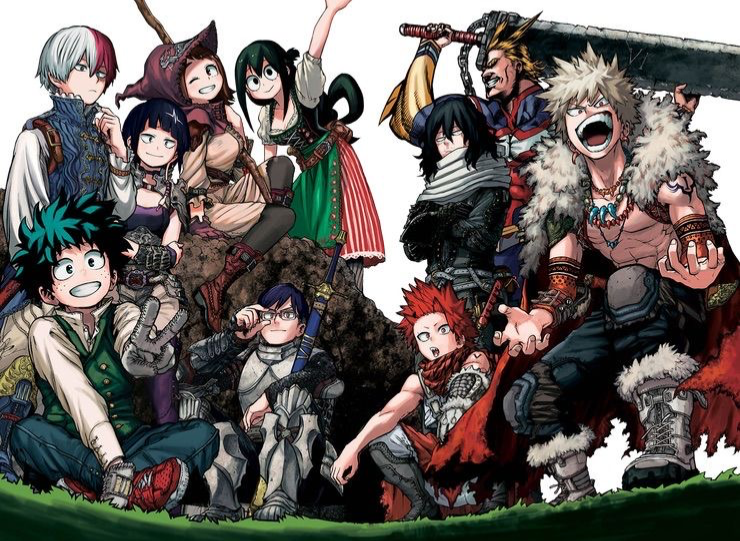「 BOKU NO HERO FANTASY AU 」