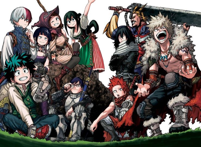 「 BOKU NO HERO FANTASY AU 」