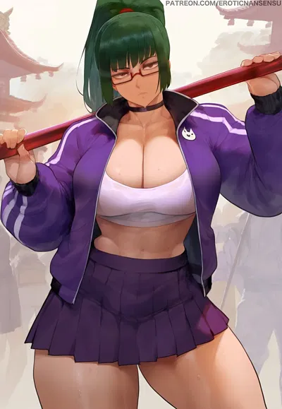 Maki Zenin - Training or massacre with Sensei Zenin? (I was too lazy to make a better title :P)