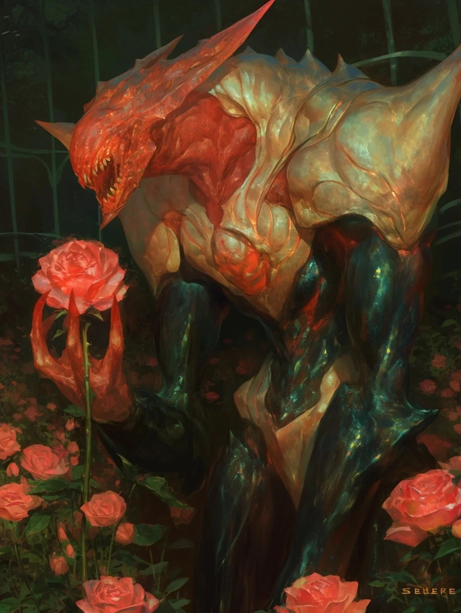 The Creature of the Rose Garden
