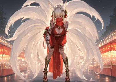 Yuzuhana no Myōrin | Kitsune | Summer Night with Yuzuhana
