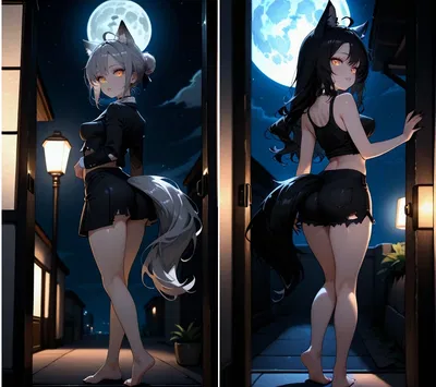 Stuck Between Two Wolves