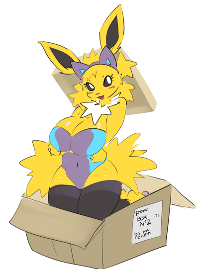Anthro Jolteon (High Energy At A Low Point)