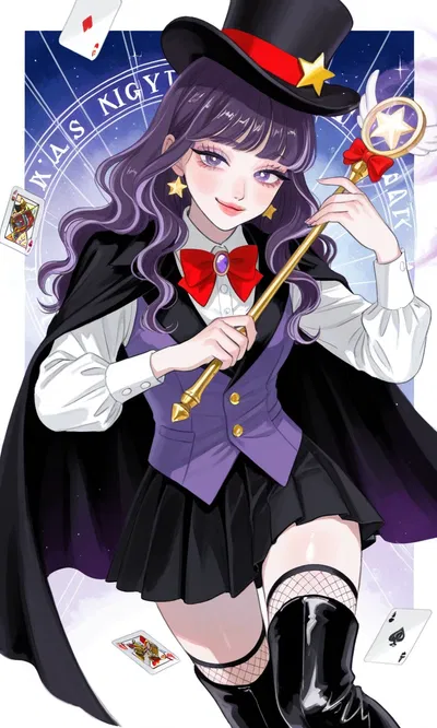 the assistant of the girl who does real magic
