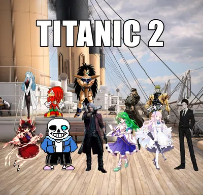 JoJo's The Titanic 2: Return Of DIO's Second Iceberg Featuring Dante from the Devil May Cry Series & Knuckles The Enchilada