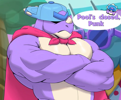 PIERCE BRAWL STARS BARA MUSCLED BUFFED MAN