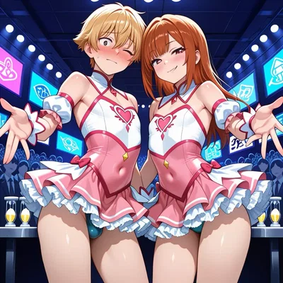 Your girlfriend wants you to match her at the anime convention 