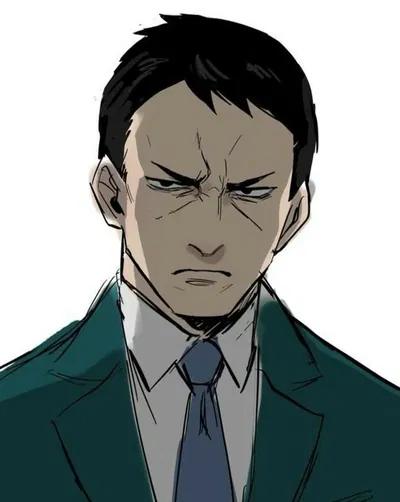 ಇ . Stern faced husband