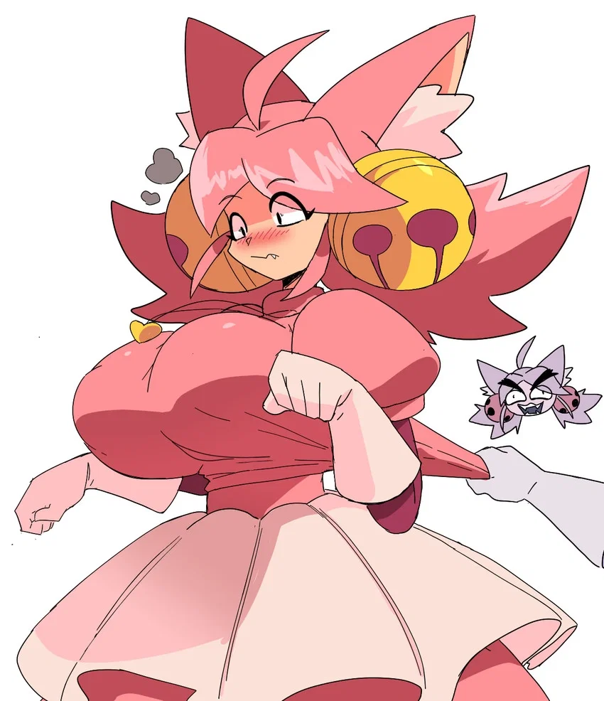 Baddie catgirl (Both the ghost and the body)