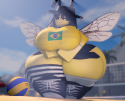 MEGAN| a Big thicc ahh bee whos just accidentally knocked into you!!
