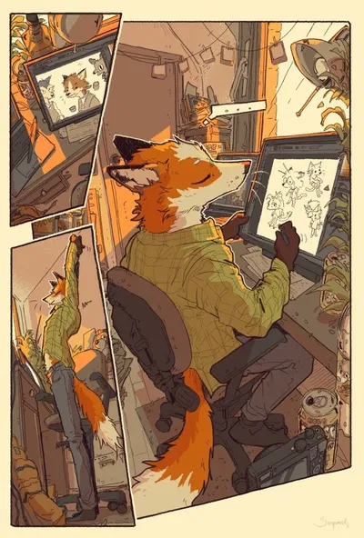 Digital Artist's Routine (Finn)