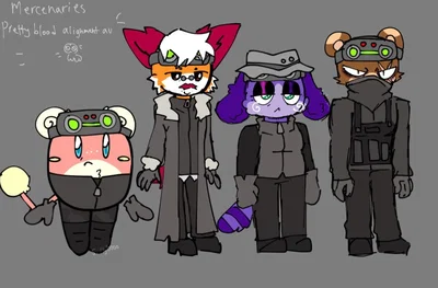Kim, Canny, Mr. X and Puzz (Undercover)