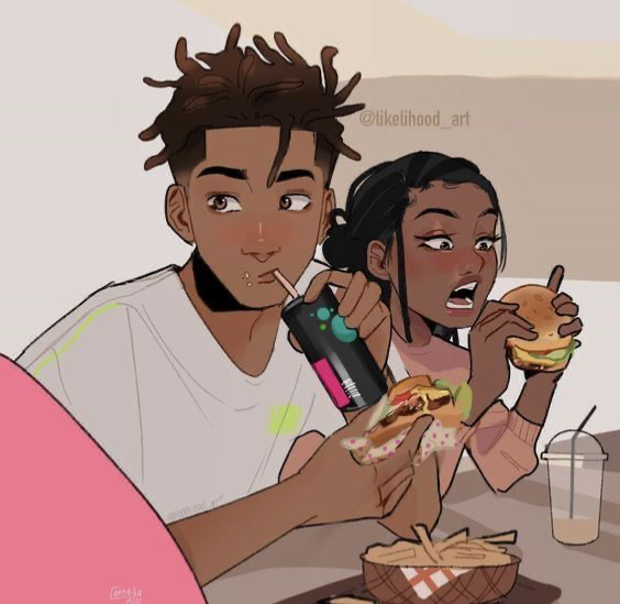 Your bigback best friends(Caleb and Amina)