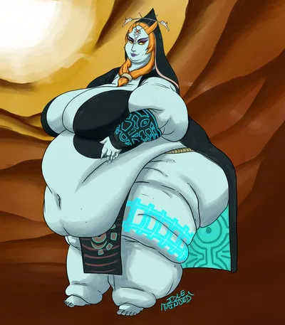 Fat true form Midna - Link POV