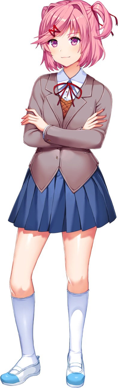 Natsuki and MC bodyswap