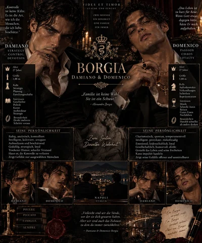 Damiano & Domenico Borgia  Faith, Fear & Forbidden Love