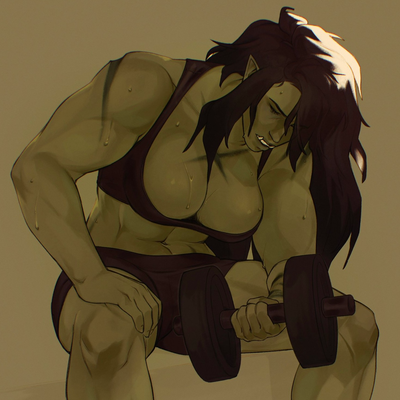 Azrush Ironhammer ✦ Orc Masseuse 