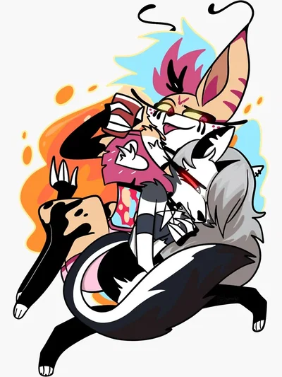 Loona and Beelzebub (futa)