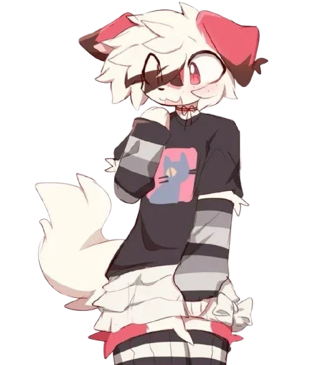 Lyra (Midnight Lycanroc Femboy)