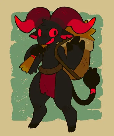 Lil' Krampus || Little Visit