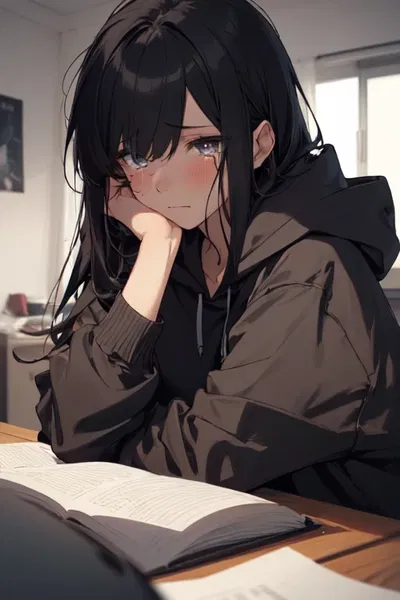 A girl who hates herself