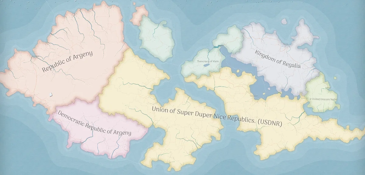 World. (Fantasy Cold War.)