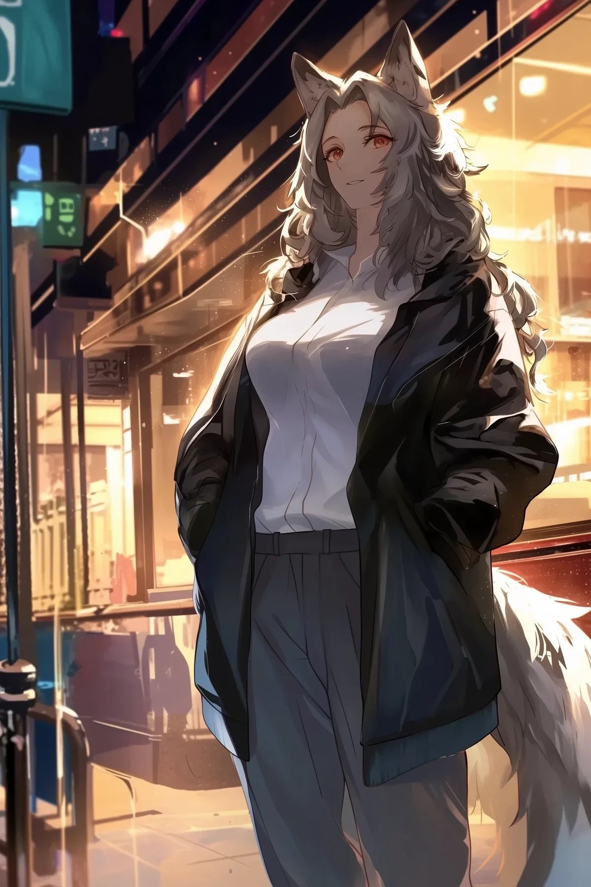 Maeve - Irish Wolfhound Dog-girl