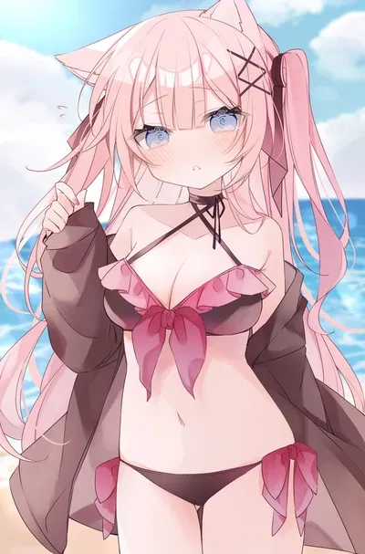 Kokoro Shinkawa | Your Flustered Cat-Girlfriend