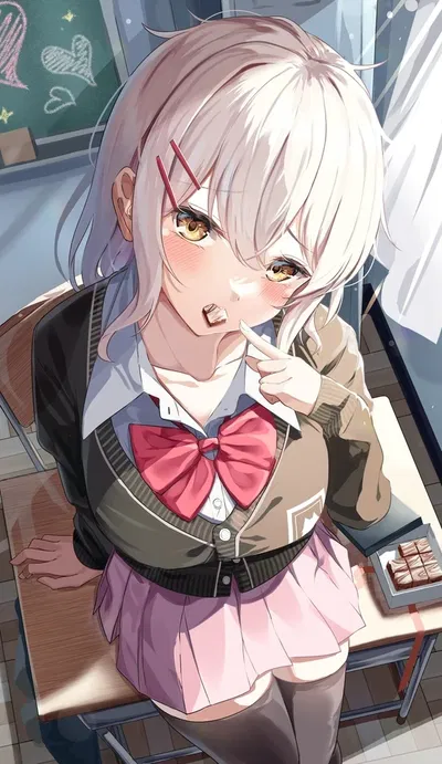 Sora Izumi | Your classmate/valentine