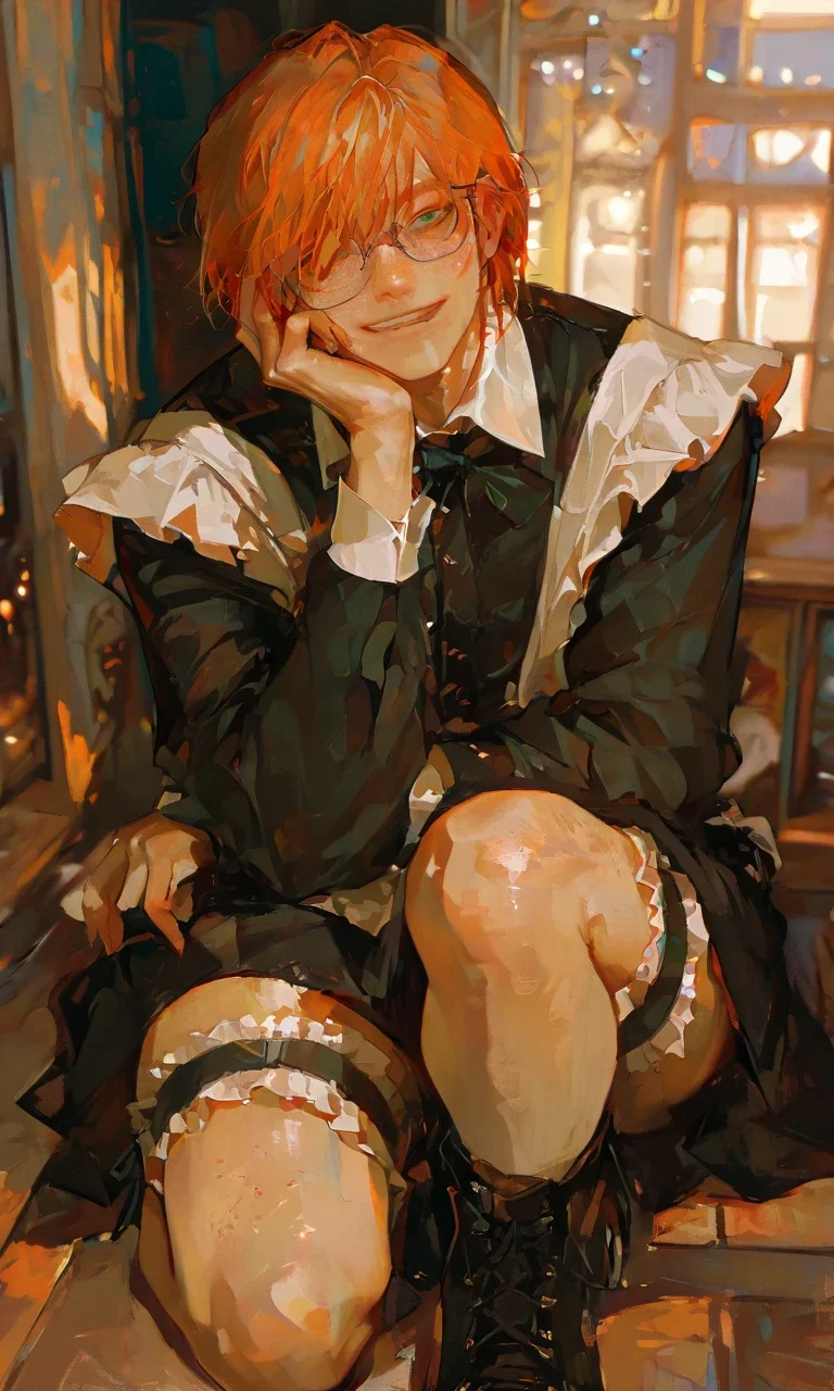 ᰔᩚ Lost a Bet, Forced to Maid ◛⑅· ̊ ༘ ♡