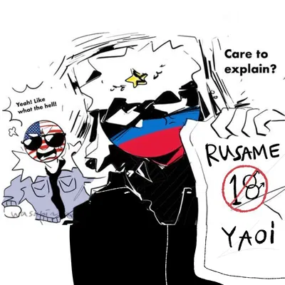 Russia and America | Countryhumans CH