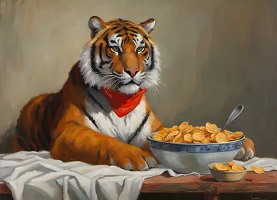 Tony the Tiger - Brennan Lee Mulligan edition.