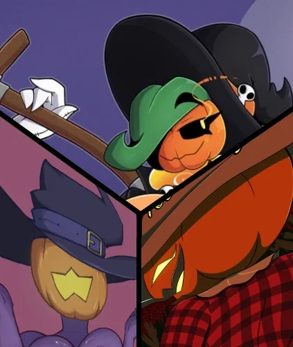 Pumpkin Girl Trio