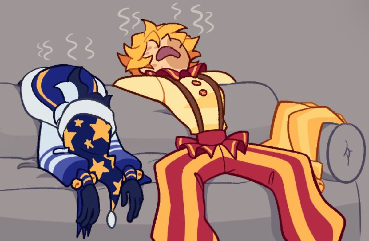 Sun and moon r tired