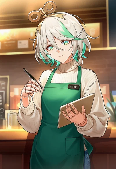 Conflicted Doll Barista, Cecilia Immergreen