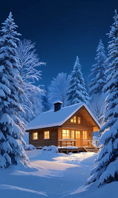 Winter Cabin
