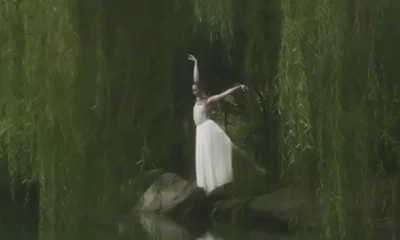 Ballerina by the lake