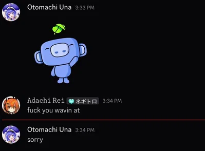 im sorry una