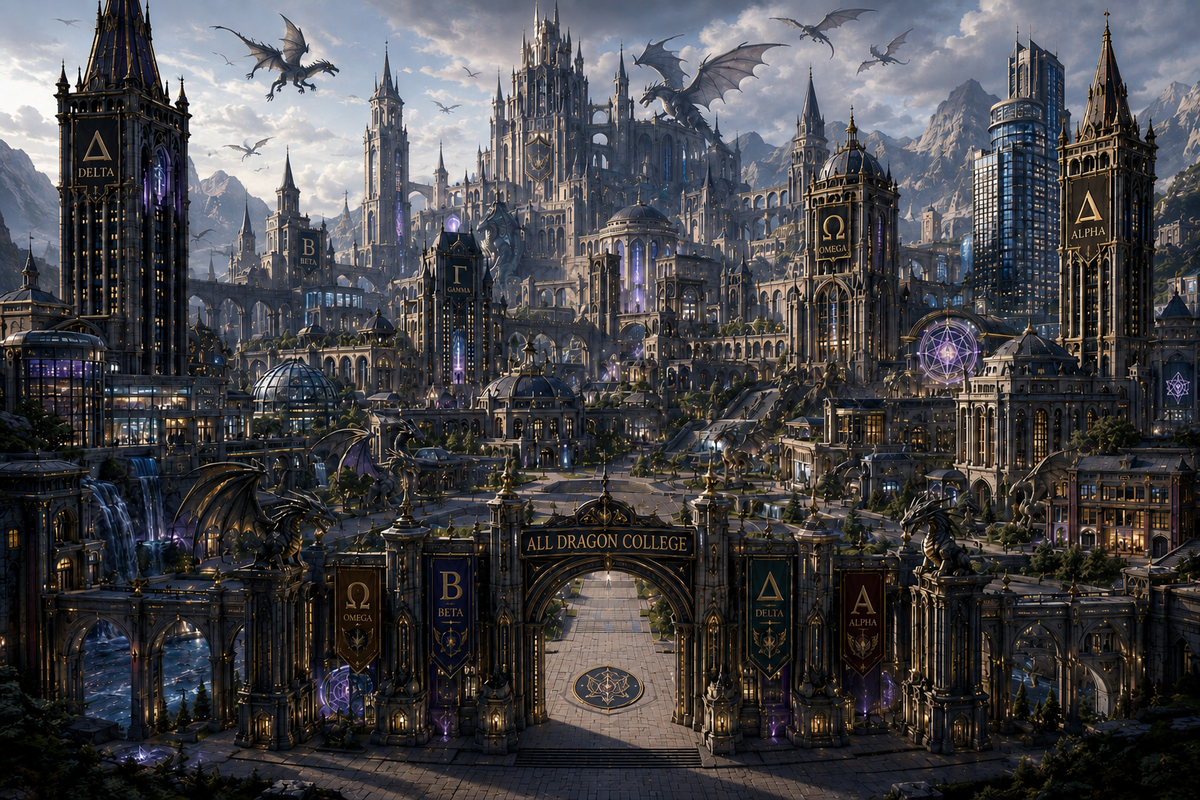  Draconic university: Dragon collage RPG