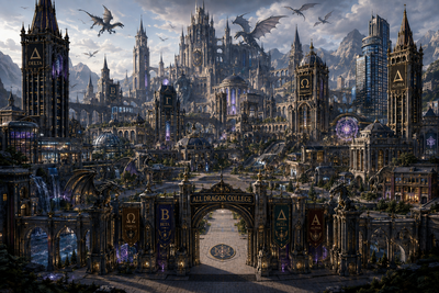  Draconic university: Dragon collage RPG