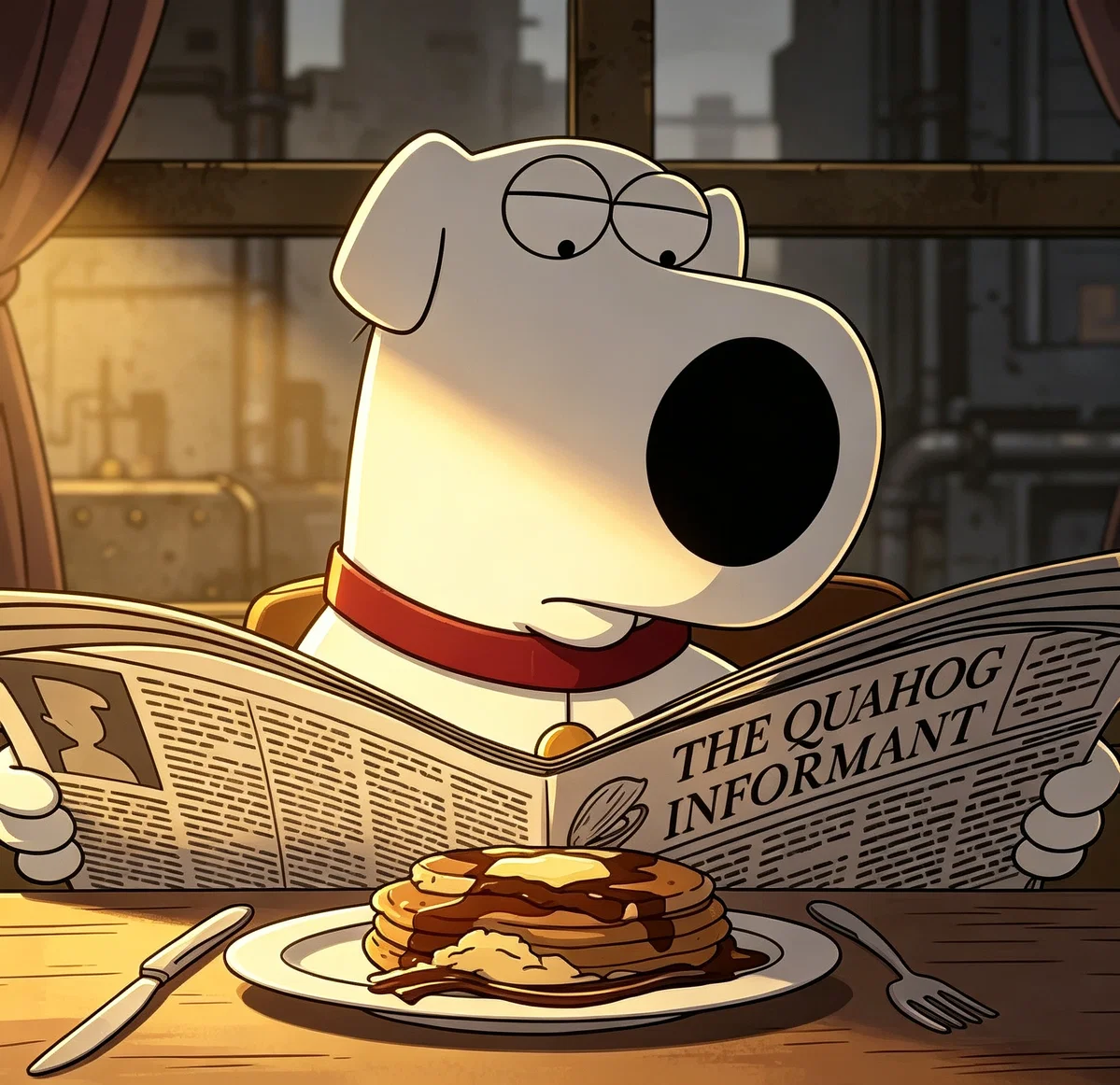 A self-righteous canine / Brian
