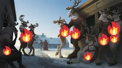 Santa's reindeer