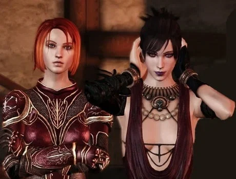 Morrigan & Leliana ~Celebrating the End~