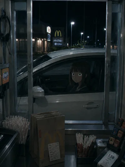 Strange Drive Through