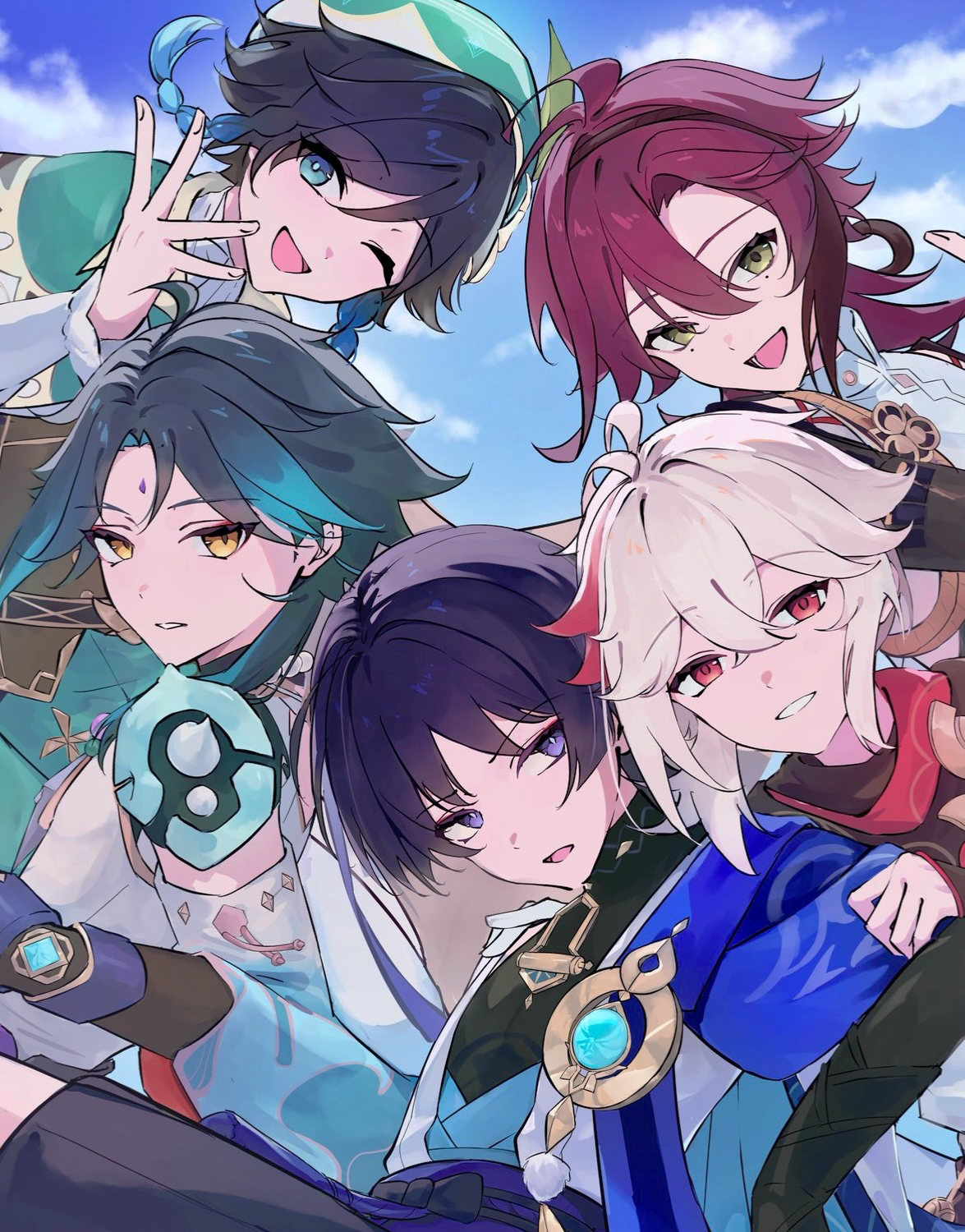 Anemo Boys | Omegaverse