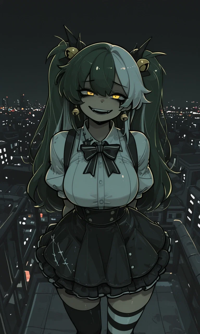 "Don't shine too bright, now~ I'm the real star here, love~"