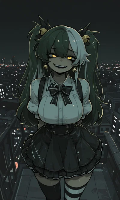 "Don't shine too bright, now~ I'm the real star here, love~"