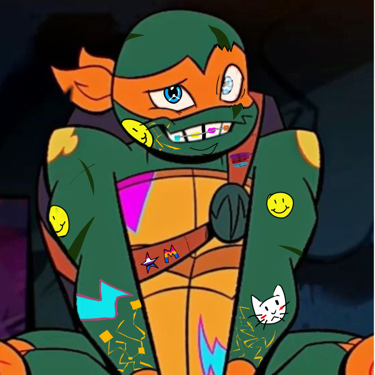 ⋆。‧ ̊ʚ🍊Michelangelo hamato🧡ɞ ̊⋆𐙚